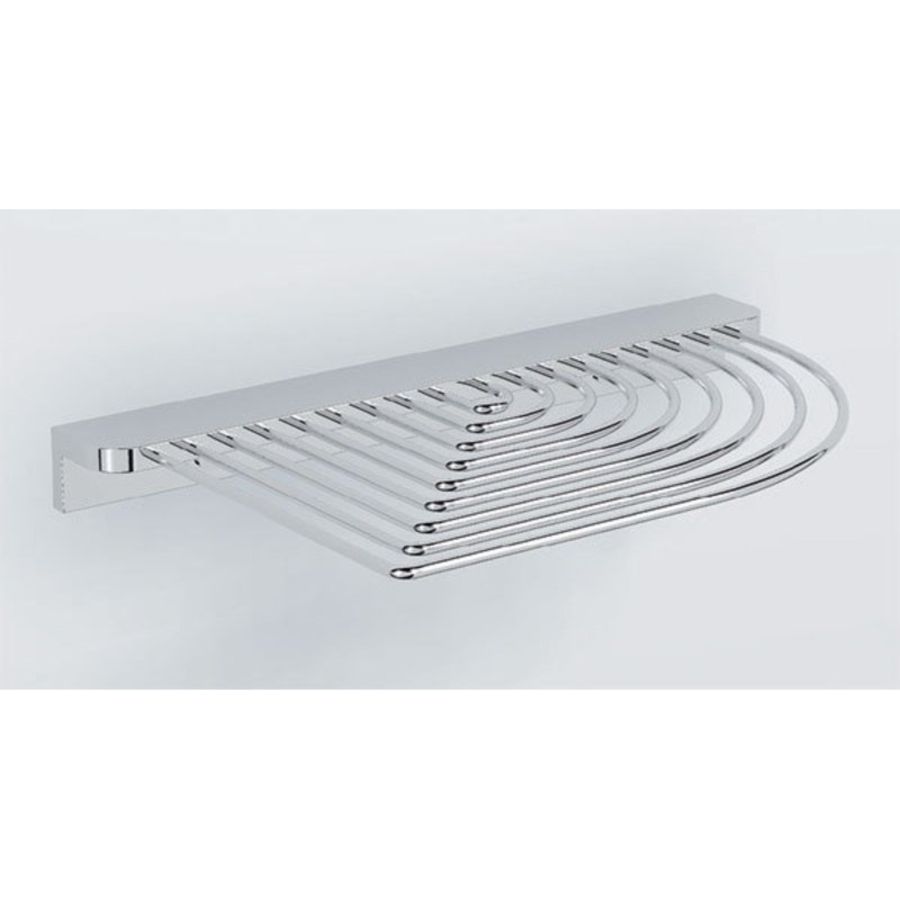 Угловая полочка SMART из проволоки, латунь, 200x20x123 мм, хром, Sapho, артикул 70360