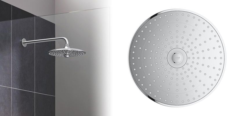 Верхний душ GROHE Euphoria 260 SmartControl с душевым кронштейном 380 мм, расход 9,5 л/мин, хром (26459000) Верхний душ GROHE Euphoria 260 SmartControl с душевым кронштейном 380 мм, расход 9,5 л/мин, хром (26459000)