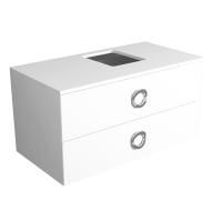 Simas Henges База под раковину подвесная 100x52xh52 см, с 2 ящиками, цвет белый матовый