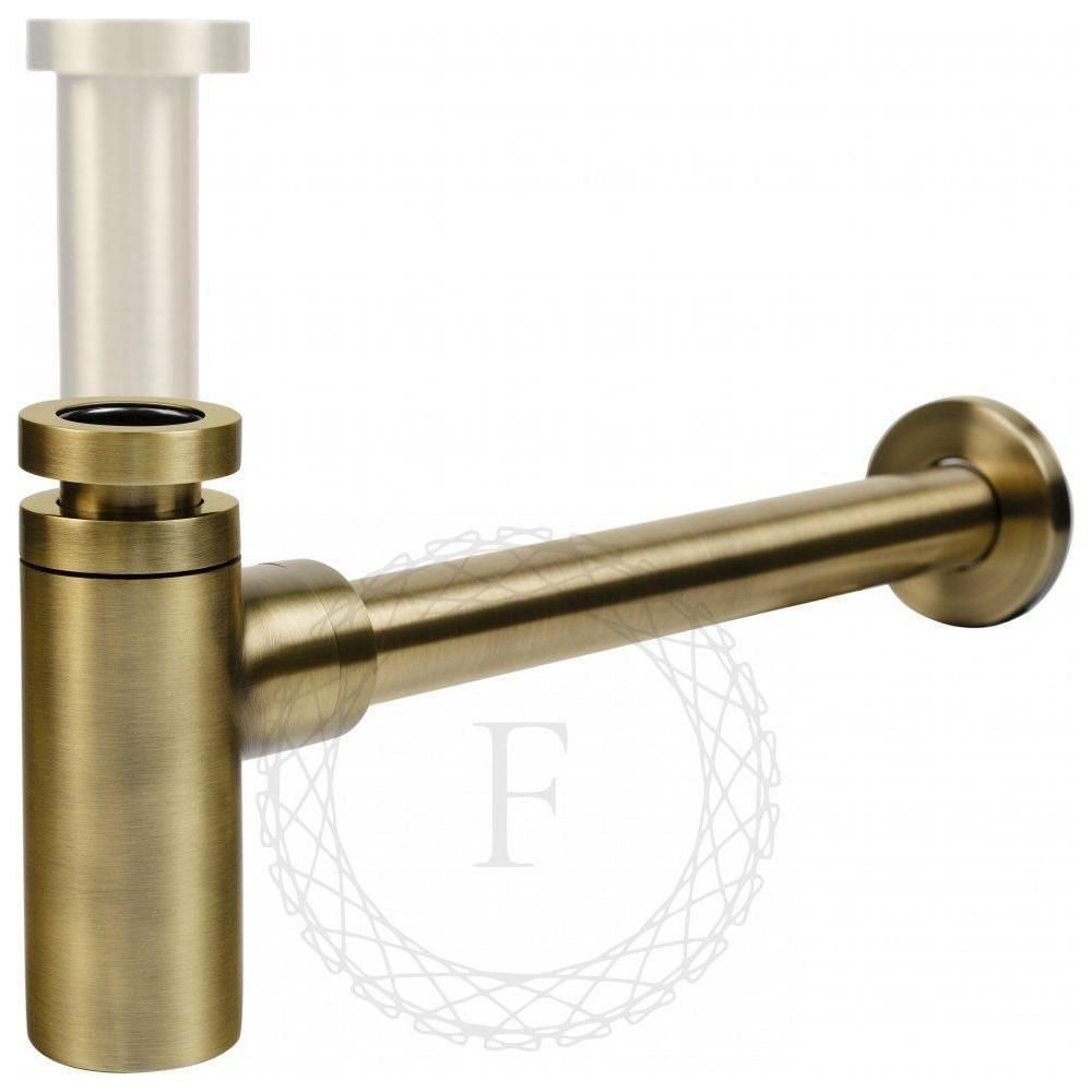 Сифон для раковины FILARETE FL70BR, бронза, артикул FL70BR