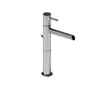 Stella Lucilla Смеситель для раковины на 1 отверстие (высокий) 3224HPL120, длина излива 150мм, с донным клапаном, цвет: хром
