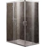 Душевой уголок BelBagno Unique AH-2 115х90 профиль Хром стекло прозрачное Душевой уголок BelBagno Unique AH-2 115х90 профиль Хром стекло прозрачное