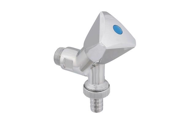 Schlosser, наклонный вентиль с 3-угольной рукояткой, подключение 1/2", цвет хром