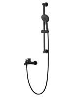 Смеситель для ванны с душевым гарнитуром WONZON & WOGHAND ALFA, Черный матовый (WW-AE3205-MB)