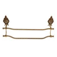 ELISABETTA Полотенцедержатель двойной L60 см, бронза