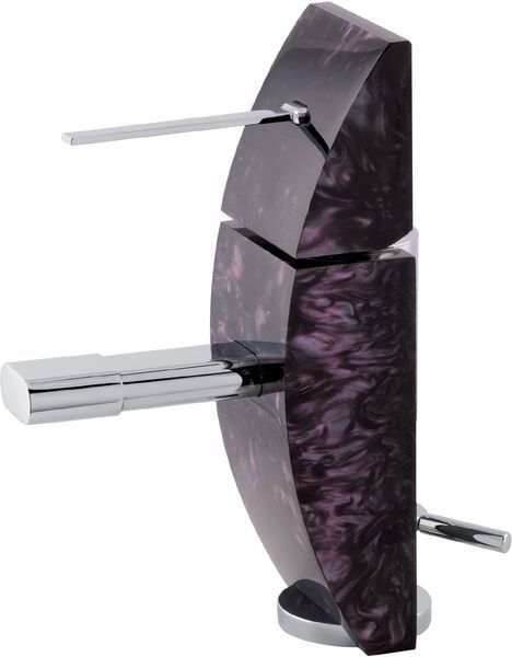 Mariner Eau de Mariner, однорычажный смеситель для раковины с донным клапаном, цвет черный жемчуг