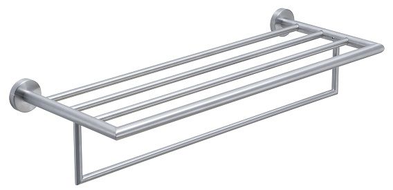 Gedy Project, полка для полотенец, цвет зачищенный хром