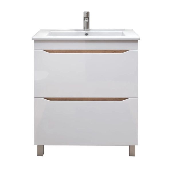 Тумба под раковину напольная VIGO Grani tn.GRI.OSK.75.2Y дуб золотой, 75 см