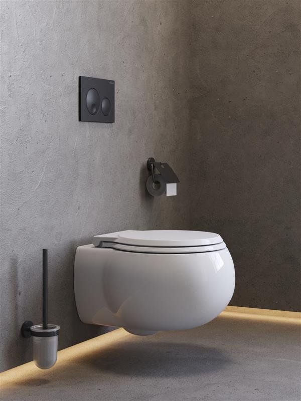 GRANDE Унитаз подвесной безободковый со смывом "Торнадо", с сиденьем дюропласт soft close CZR-308-TH-TOR/SC, артикул CZR-308-TH-TOR/SC