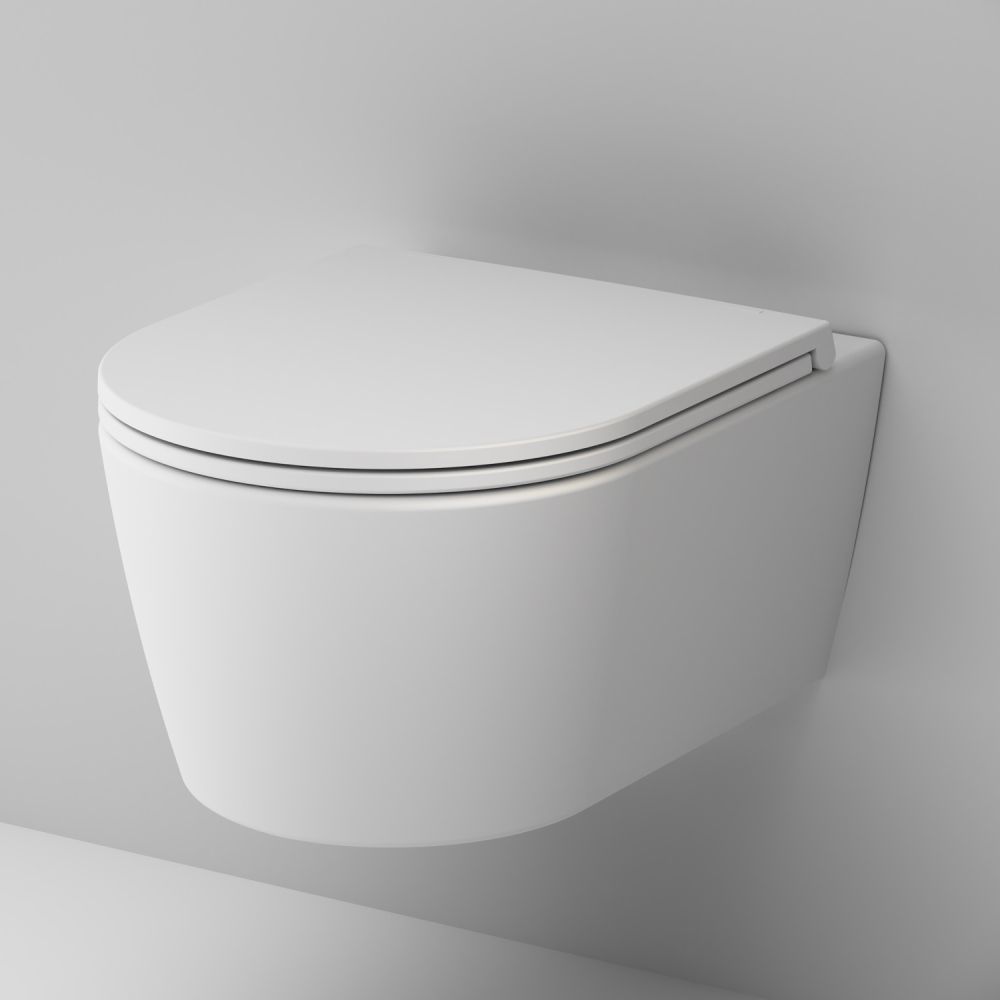 C8F1700MWSC Func подвесной унитаз 49 см FlashClean с сиденьем микролифт, бел мат