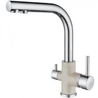 Смеситель для кухни Paulmark Essen Es213011-BECR Бежевый Хром