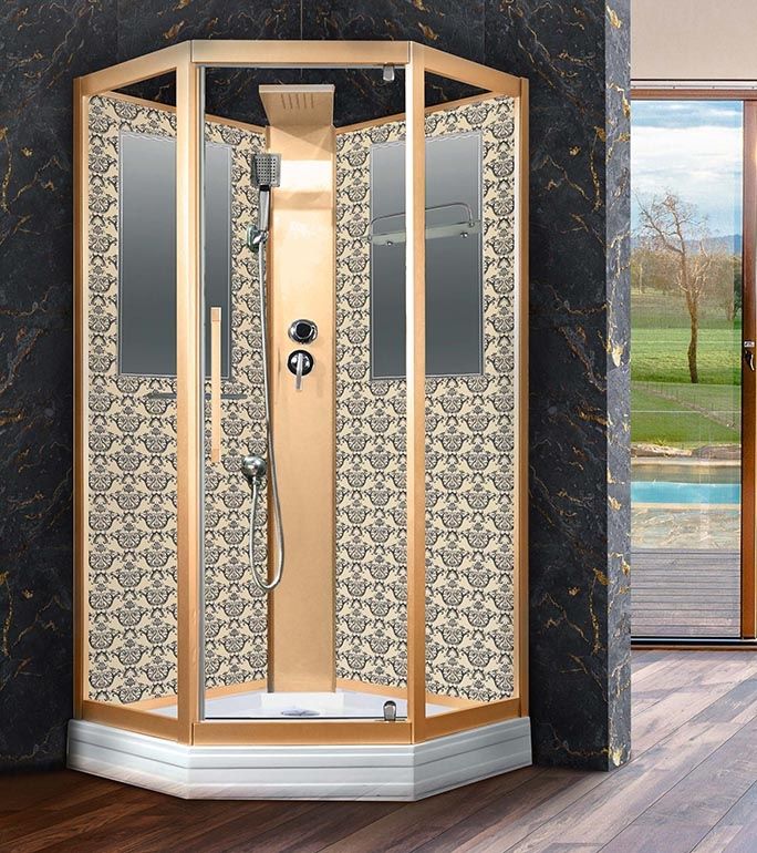 Душевая кабина Niagara Lux NG-7717GBK 100x100 без гидромассажа Душевая кабина Niagara Lux NG-7717GBK 100x100 без гидромассажа