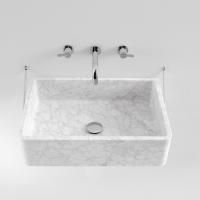 Agape Carrara Раковина подвесная 60x40x16 см, без отв., мрамор Carrara, цвет: белый Agape Carrara Раковина подвесная 60x40x16 см, без отв., мрамор Carrara, цвет: белый