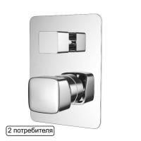 Смеситель для душа скрытого монтажа EXCELLENT Keria Q AREX.2046CR (хром)