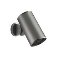 GESSI 316 RIGATO Верхний душ Ø79 мм., с настенным креплением, тропический ливень, цвет Steel Brushed