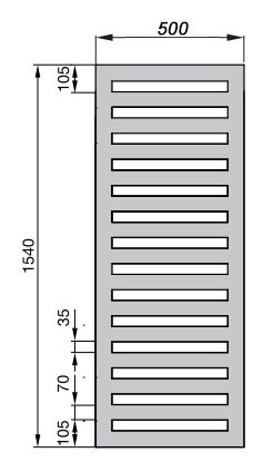 Водяной полотенцесушитель Zehnder Metropolitan Bar MEPM-150-050/ID Белый Водяной полотенцесушитель Zehnder Metropolitan Bar MEPM-150-050/ID Белый