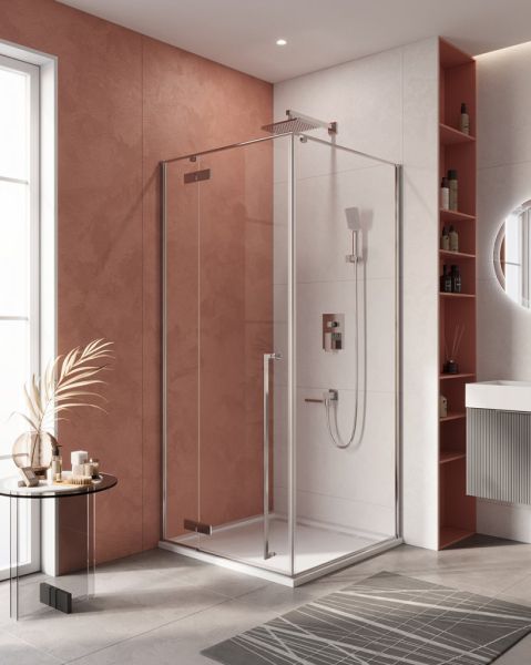 LINER-A-1-90-C-NERO-R Душевой уголок