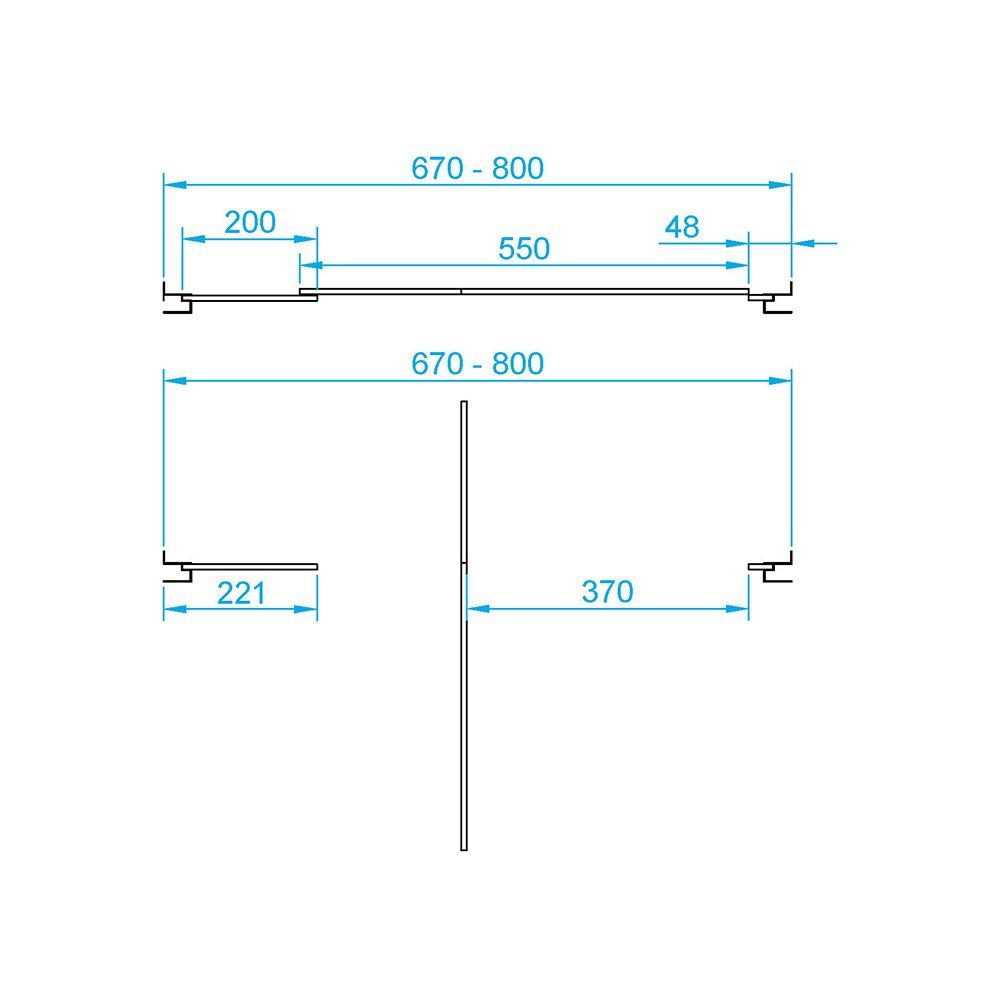 Душевая дверь RGW PA-02 (700, Прозрачное) Душевая дверь RGW PA-02 (700, Прозрачное)