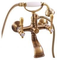 Смеситель для ванны Rav Slezak Morava retro MK459.5/2SM бронзовый