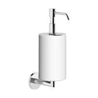 Gessi Anello Дозатор для жидкого мыла настенный белый, цвет: хром Gessi Anello Дозатор для жидкого мыла настенный белый, цвет: хром