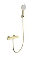 Смеситель для душа с термостатом WONZON & WOGHAND STAY 2, Брашированное золото (WW-B2016-A-BG)