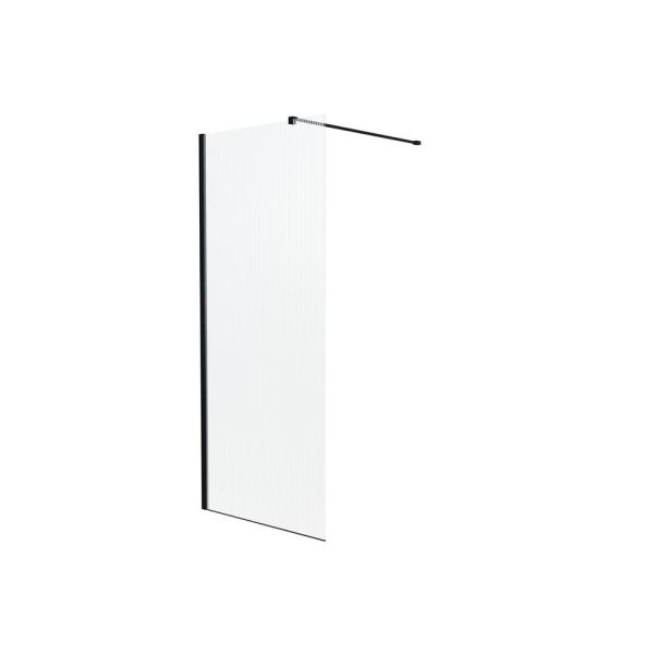 Душевая перегородка Knotlor WI090CG1BL 90х200, черный