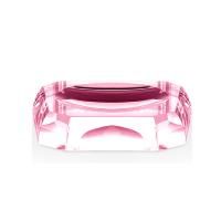 Мыльница, Decor Walther, Kristall, габариты изделия (шгв)-230*130*25 мм, тип установки-настольный, цвет-розовый