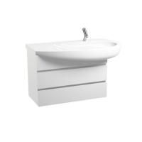 Laufen Alessi One Тумба под раковину 8.1497.6, 730х320х475мм, с 2 выдвиж. ящиками, цвет: белый глянцевый