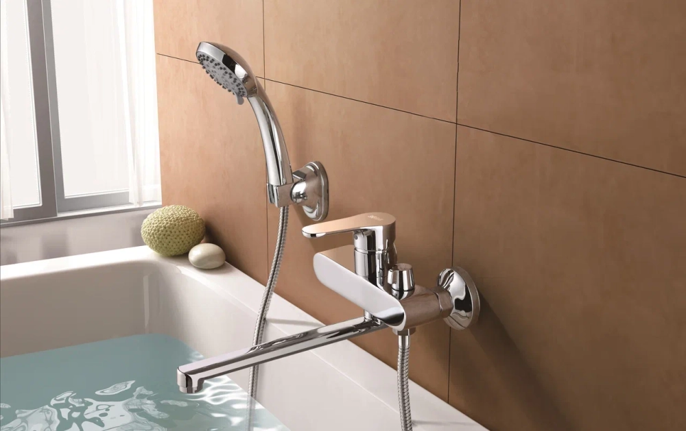 Смеситель для ванны Shevanik S5622, хром