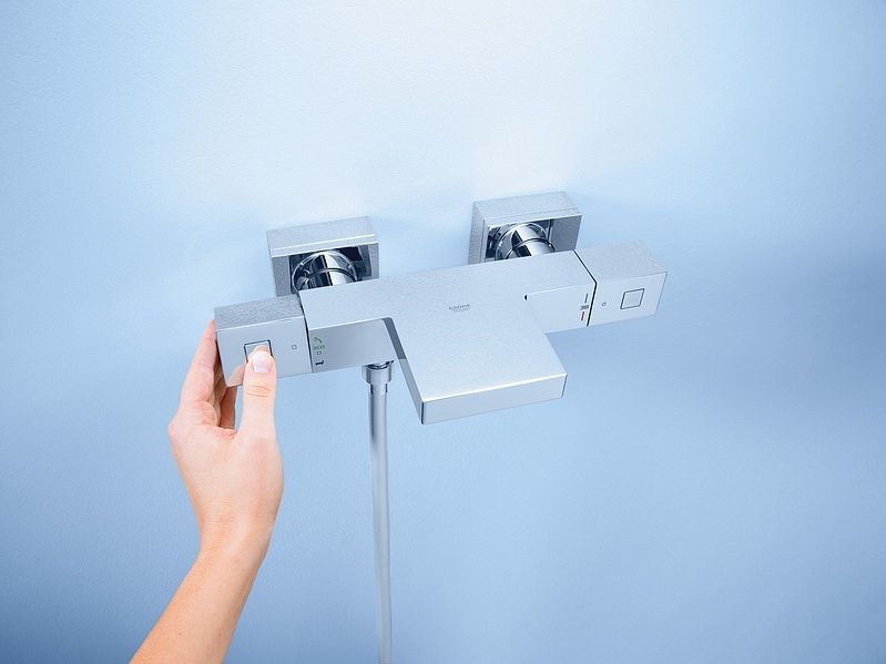 Термостат для ванны с душем GROHE GROHTHERM CUBE 34497000 (хром, L-17,4), шт Термостат для ванны с душем GROHE GROHTHERM CUBE 34497000 (хром, L-17,4), шт