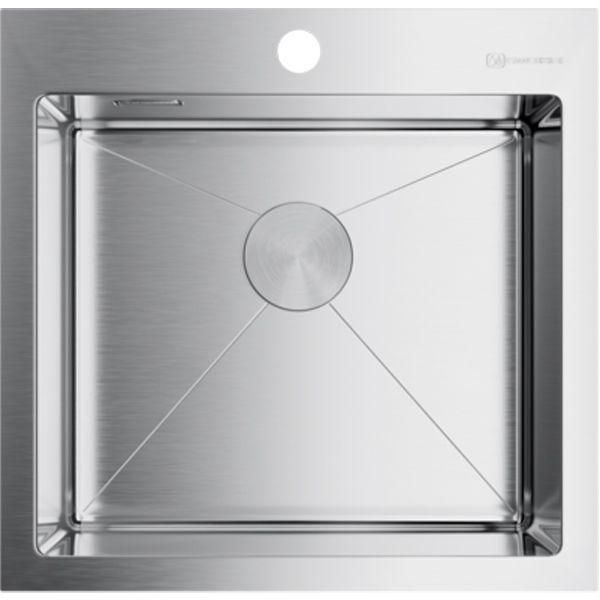 Мойка, OMOIKIRI, Akisame, ширина, мм-510, глубина, мм-510, высота, мм-200, тип установки-встраиваемый, отверстия для смесителя-1, с переливом, сифон и донный клапан с декоративной накладкой в комплекте, материал-нержавеющая сталь, крепления в комплекте, ц