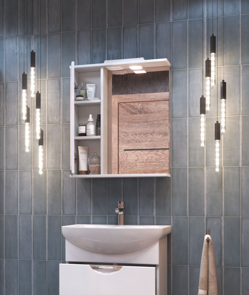 Зеркало со шкафом VIGO Callao z.CAL.60.L.El, 60 см, артикул z.CAL.60.L.El