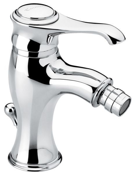 Emmevi Tiffany, однорычажный смеситель для биде с донным клапаном, цвет хром/золото