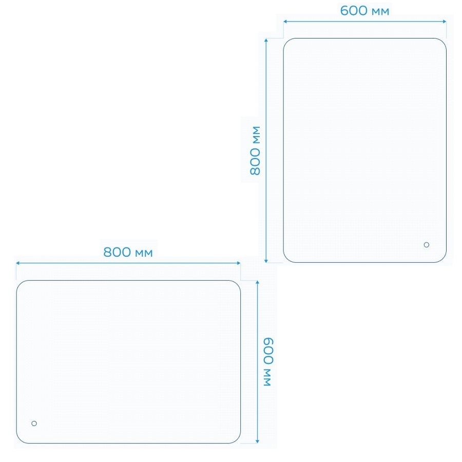 Зеркало Maretti Florenza FL146080P34EL 60x80 см, артикул FL146080P34EL