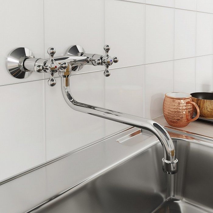 Смеситель для кухни Milardo Duplex DUPSB00M09 Хром