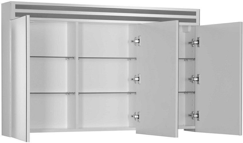 Зеркальный шкаф De Aqua Эколь 120 белый