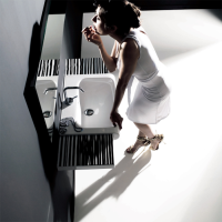 KERASAN Inka Project Раковина INKA 60x40x35,5 с 1 отверстием под смеситель,цвет белый KERASAN Inka Project Раковина INKA 60x40x35,5 с 1 отверстием под смеситель,цвет белый