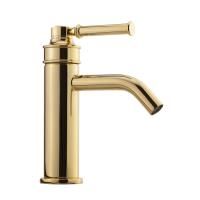 ERMITAGE MINI Смеситель для раковины моноком., ручка сверху латунь, золото