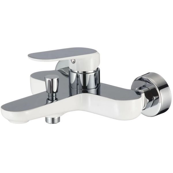 Смеситель для ванны Savol SK-H6101, хром/белый