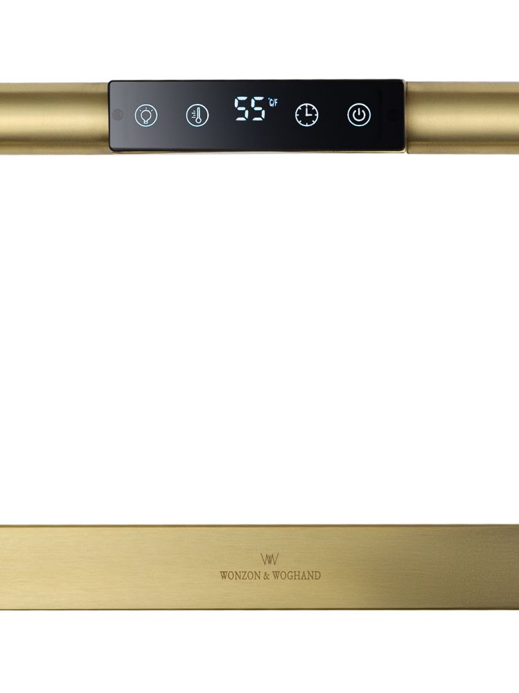 Полотенцесушитель электрический WONZON & WOGHAND KÖLN, Брашированное золото (WW-A6016-BG)
