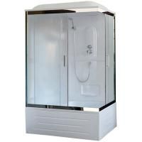 Душевая кабина Royal Bath BP 100х80 RB8100BP1-M-CH-L стекло матовое задняя стенка Белая Душевая кабина Royal Bath BP 100х80 RB8100BP1-M-CH-L стекло матовое задняя стенка Белая