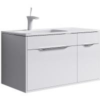 "Malaga" тумба под умывальник подвесная левая, цвет белый Mal.01.09/L, ТМ «AQWELLA»