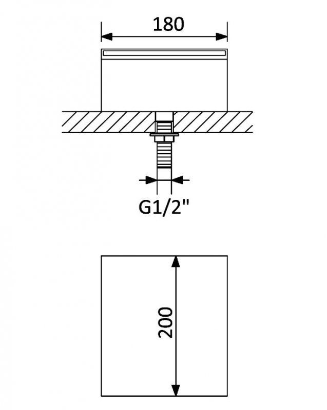 Каскадный излив на борт ванны CEZARES PORTA-SCV