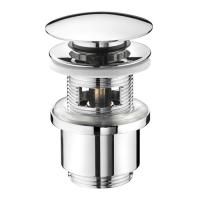 Nicolazzi Scarichi Сливной донный клапан 1”1/4 “clic-clac, с переливом, цвет хром