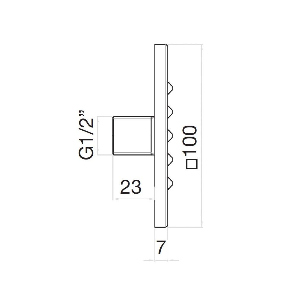 Форсунка гидромассажная Webert AC0334015, хром