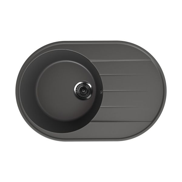 Кухонная мойка Ulgran Quartz Nora 750-09, мокрый асфальт