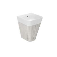 AZZURRA BUILD  раковина подвесная/накладная  50х50х16 см с 1 отв. под смеситель , цвет белый