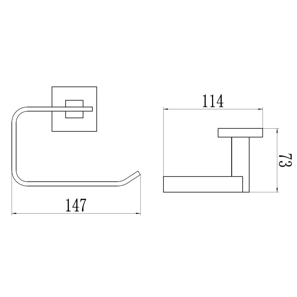 Держатель для туалетной бумаги Savol S-06552A, хром, артикул S-06552A