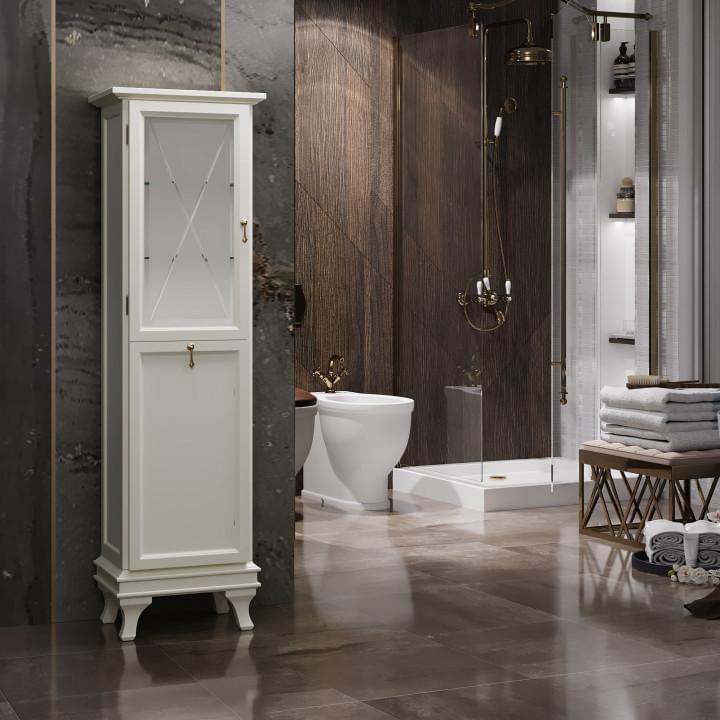 Зеркало Борджи 85 Opadiris Слоновая кость