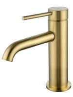 Смеситель для раковины WONZON & WOGHAND STICK, Брашированное золото (WW-88139017-BG)